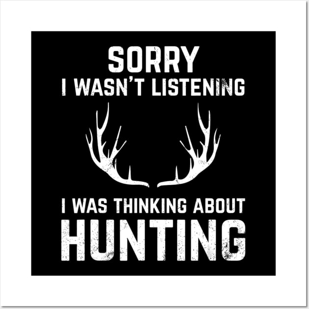 Funny Hunting Tshirt Gift for Bow and Rifle Deer Hunters Wall Art by wcfrance4